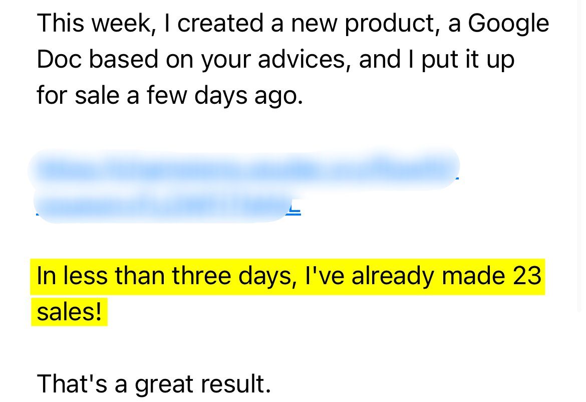 Bertrand — 23 sales in less than 3 days